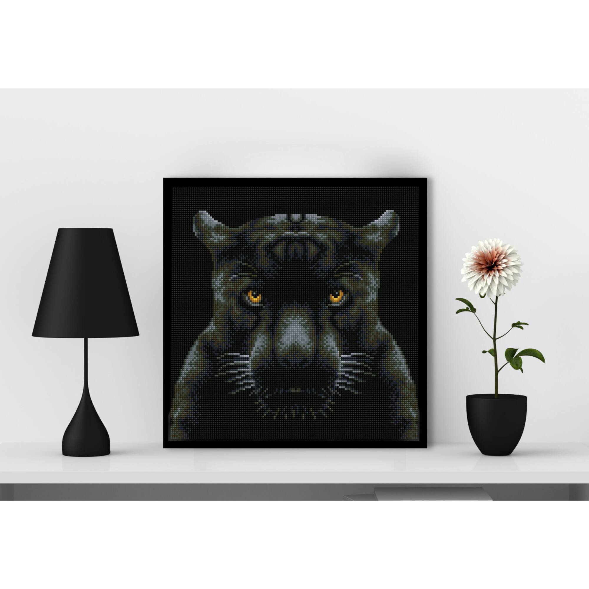 Diamond Dotz® Intermediate If Looks Could Kill Pre-Framed Diamond Painting Kit